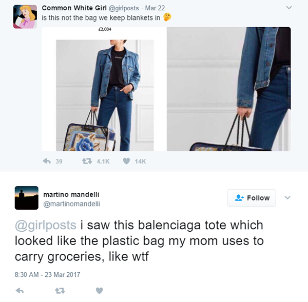 balenciaga blanket bag funny savage fashion twitter 4 - ZULA.sg