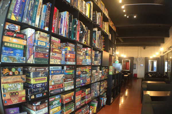 sip and play board game cafe