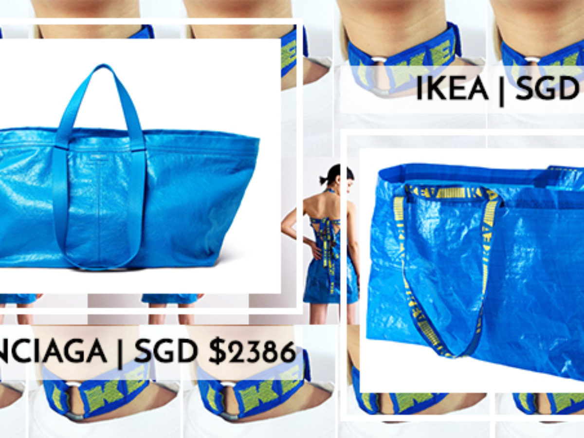 The Balenciaga Ikea-esque bag story isn't new