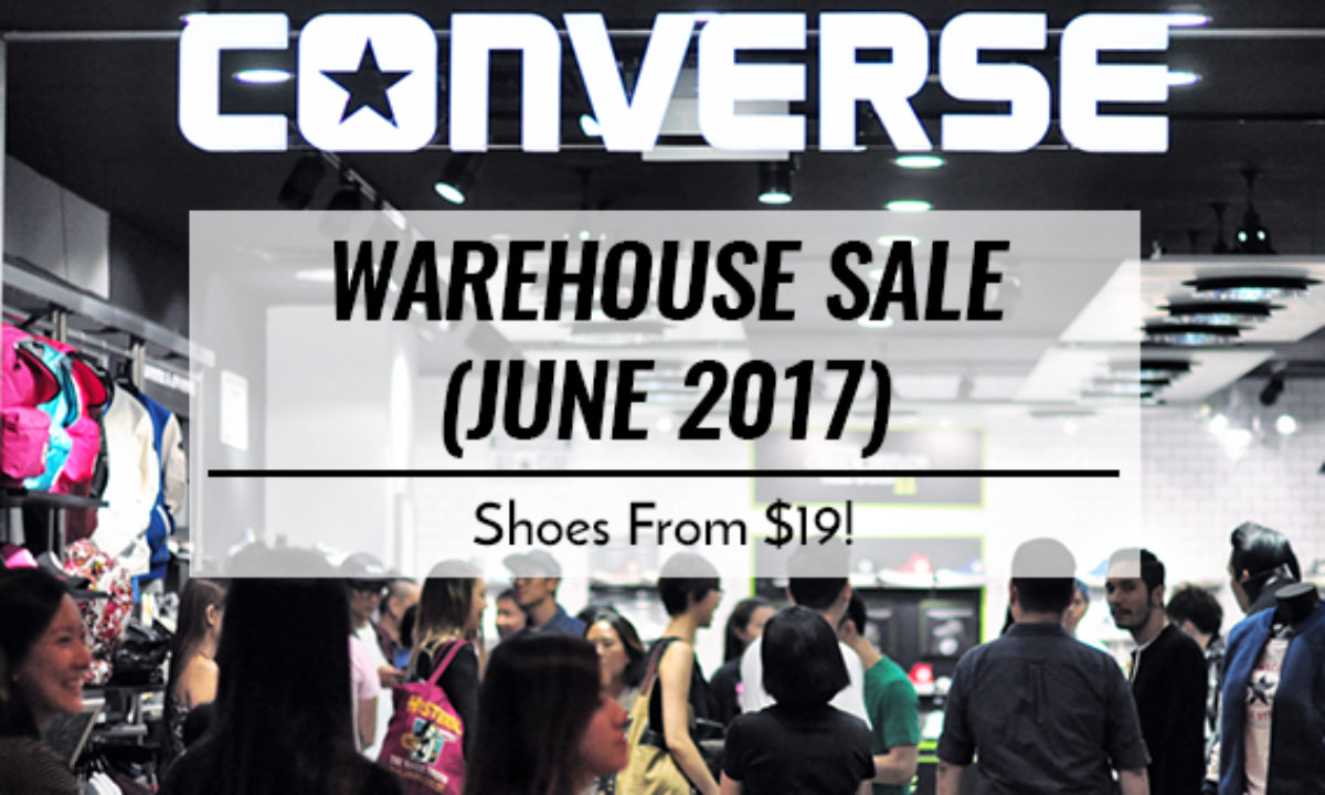 Score S$19 Converse Shoes At Their Annual SG Warehouse Sale (June 2017) -  ZULA.sg