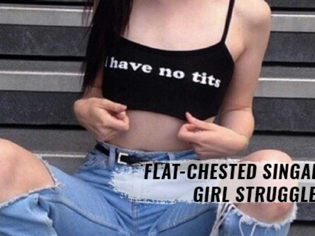 flattest chested women
