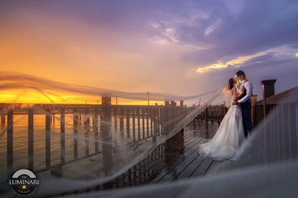 wedding shoot changi boardwalk