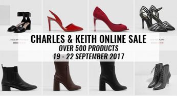 Score Up To 50% Off Charles & Keith Online Products With Free Delivery (September 2017)