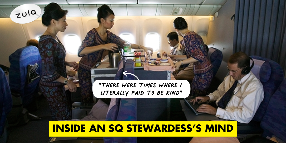 What Goes On Inside An SQ Stewardess’s Mind When Serving You