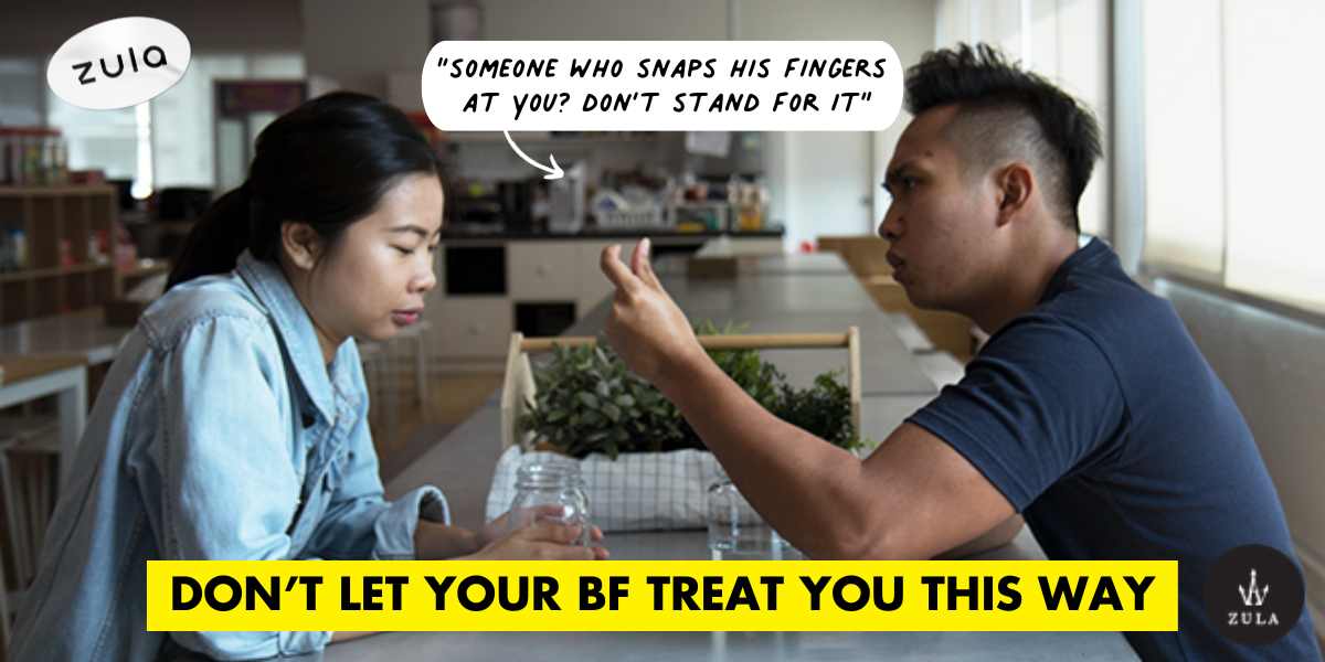 Dear Girl Beside Me At The Cafe, Don’t Let Your Boyfriend Treat You This Way