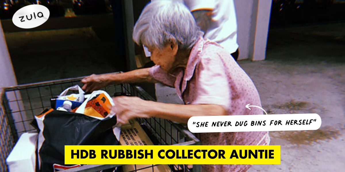 Life Lessons From A HDB Rubbish Collector Auntie