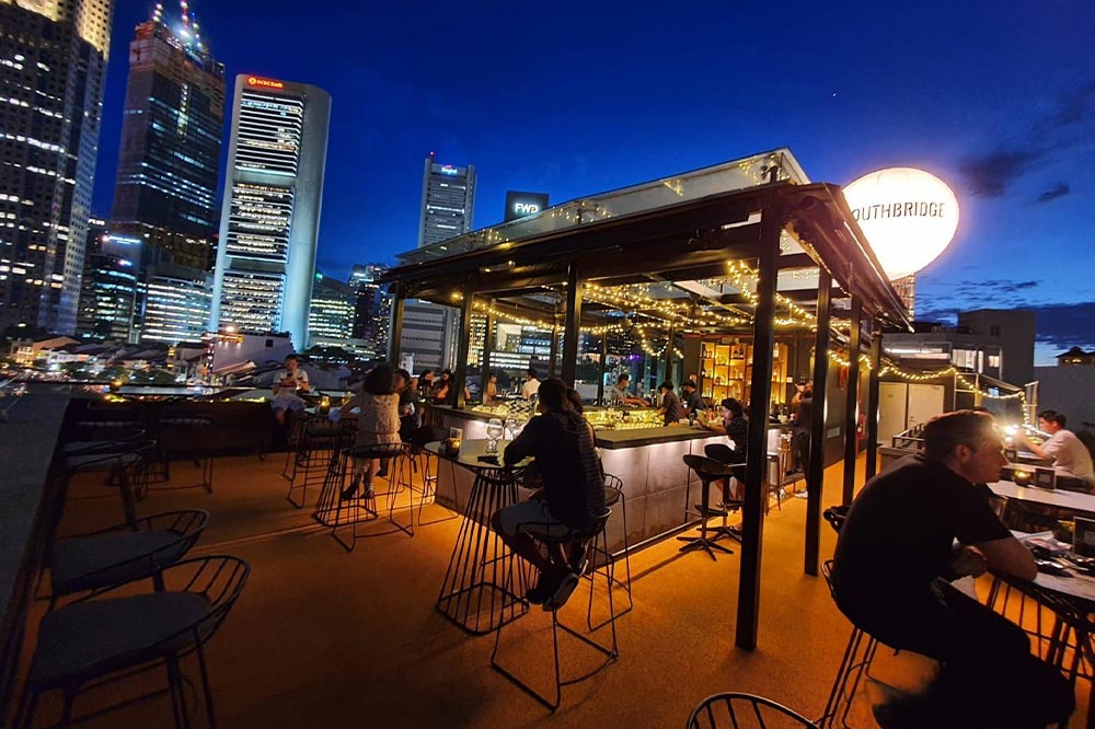 Rooftop Bars Singapore Southbridge