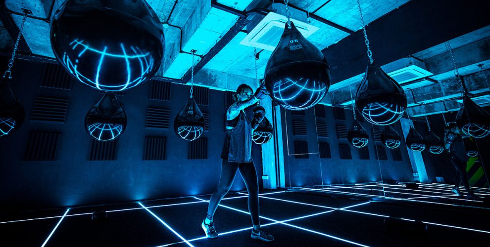 Ground Zero Gym: This Futuristic Neon 'Club' In Singapore Has Boxing, Indoor Cycling, And Gorgeous Bathrooms - ZULA.sg
