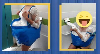 This Bride’s Genius IKEA Bag Hack For Peeing In A Wedding Dress Has Made The Lives Of All Brides Easier