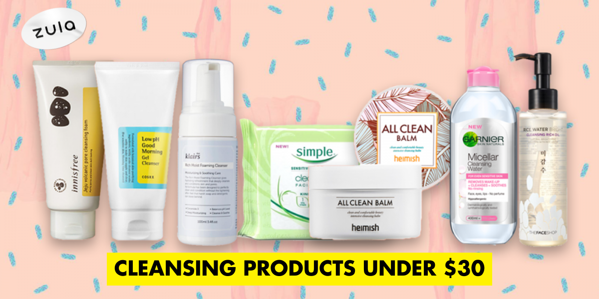 Cleansing Products Under $30 For Lazy Girls To Get Glowy Skin With Minimum Effort