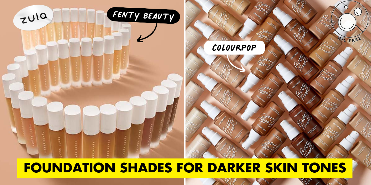 5 Beauty Brands With Over 40 Foundation Shades To Suit Darker Skin Tones