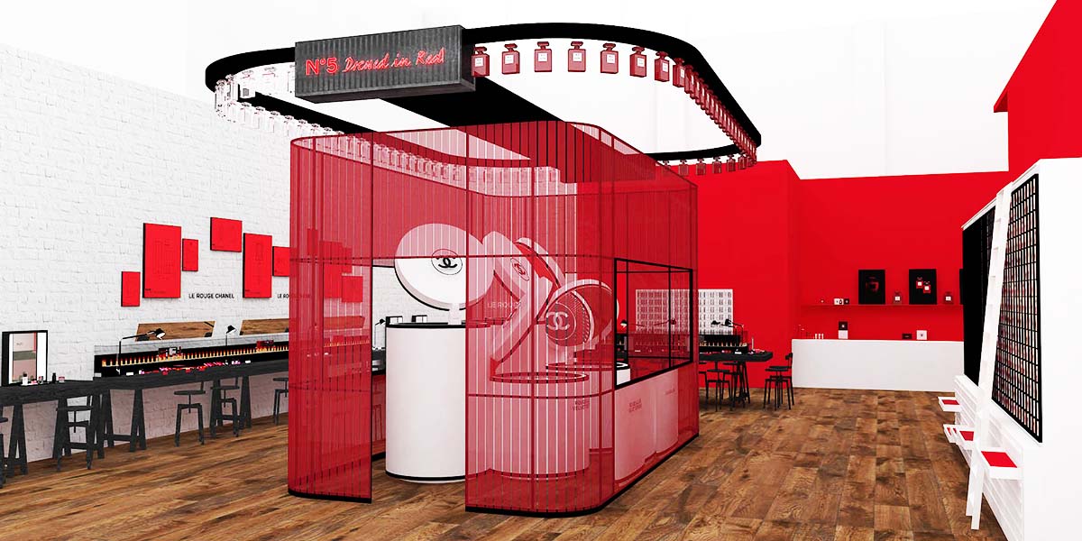 Chanel’s Le Rouge Pop-Up Lets Beauty Lovers Swatch Lippies While Sipping On Cocktails