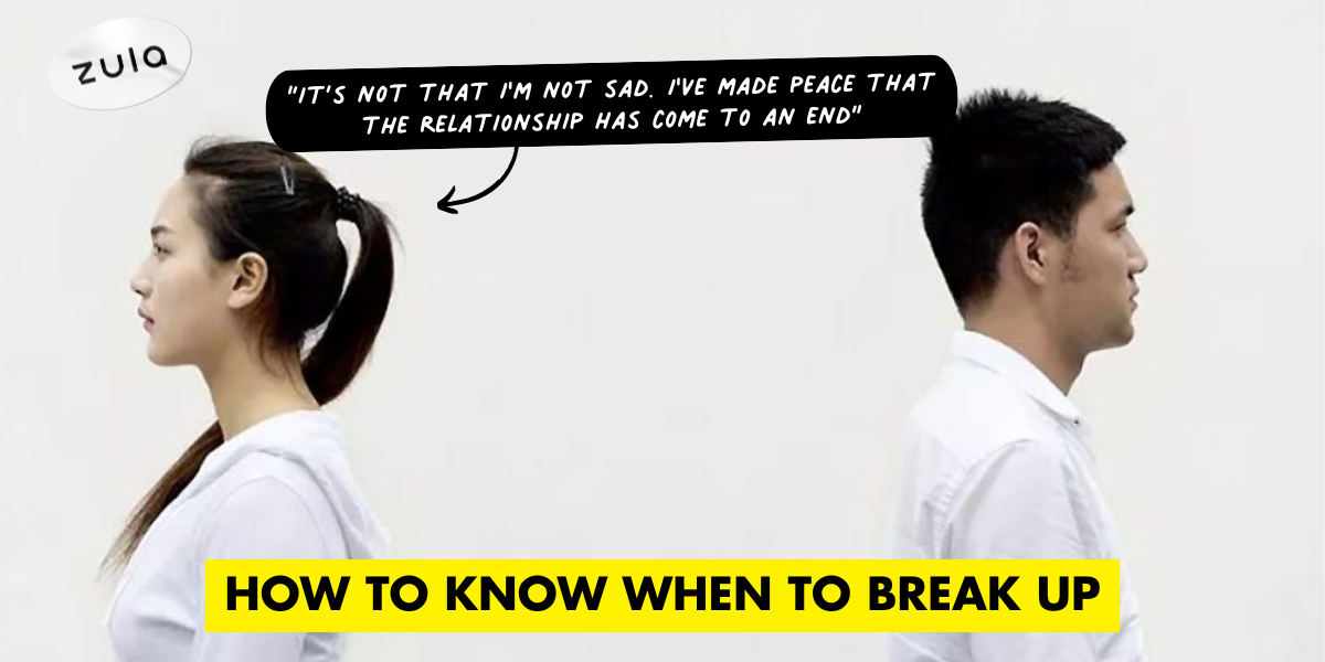 How To Know When To Breakup With The Person You Love By Someone Who Recently Did