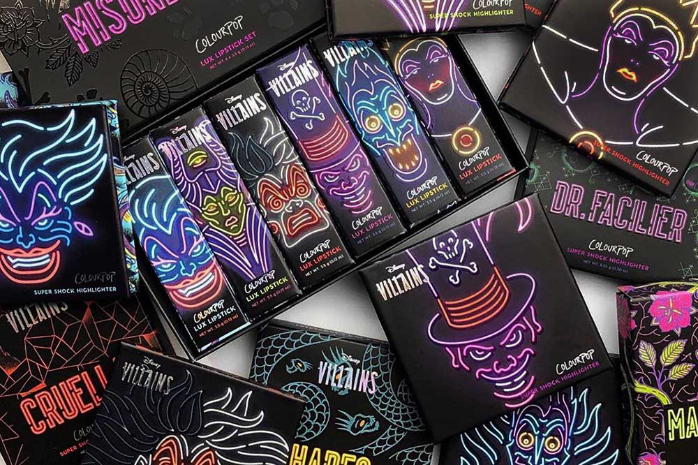 colourpop disney villain collection