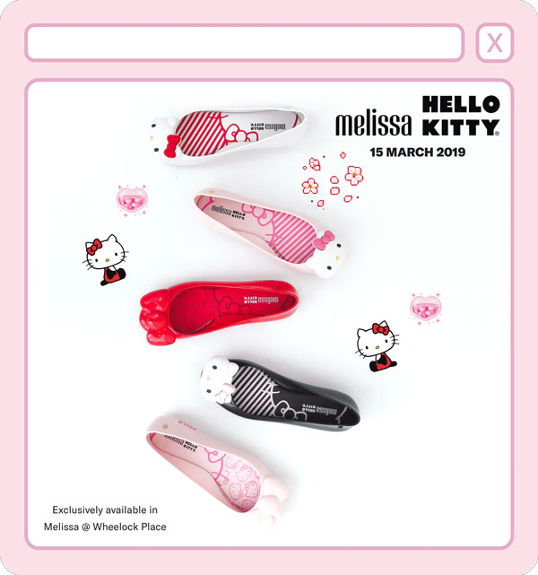 Melissa hello sale kitty flats