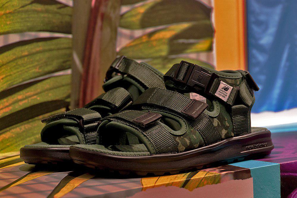 New Balance Sandals Camo