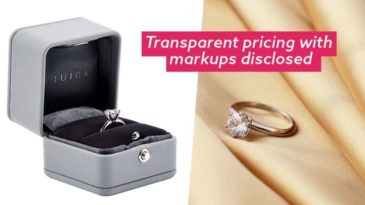 Iuiga solitaire diamond ring clearance