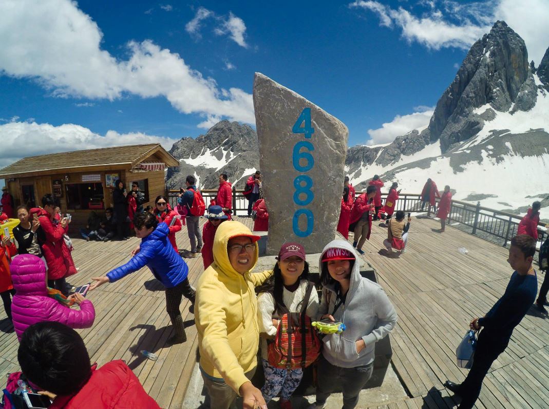 china travel snow mountain