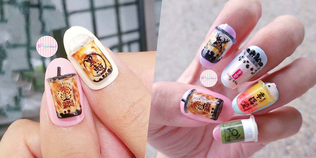 Bubble Tea Nails Are Now A Thing In Singapore So You Can Take Your Love For BBT To The Next Level
