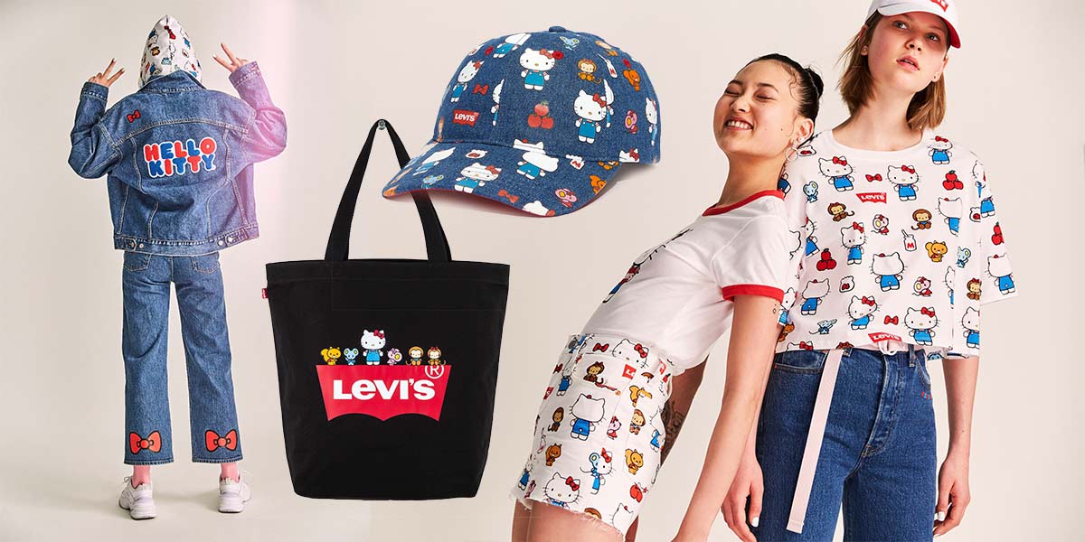Catastrofaal afgunst Scully Levi's x Hello Kitty Collection Includes A Denim Jacket, Jeans, Overalls  And More - ZULA.sg
