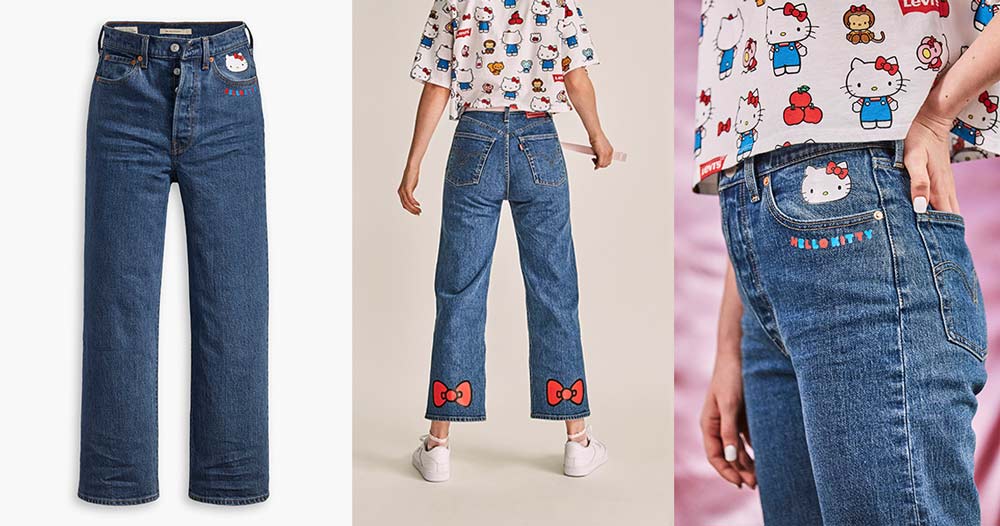 Levi's x Hello Kitty Collection Includes A Denim Jacket, Jeans, Overalls  And More 