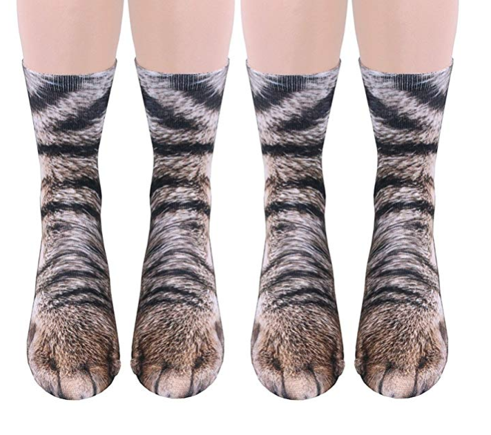 cat paw socks 