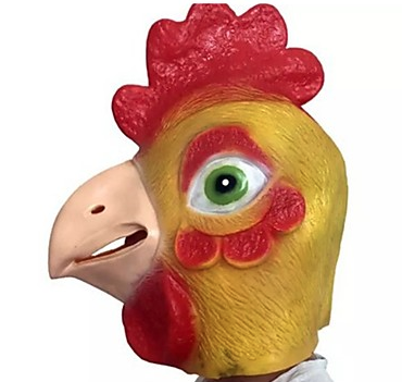 chicken feet socks rooster mask