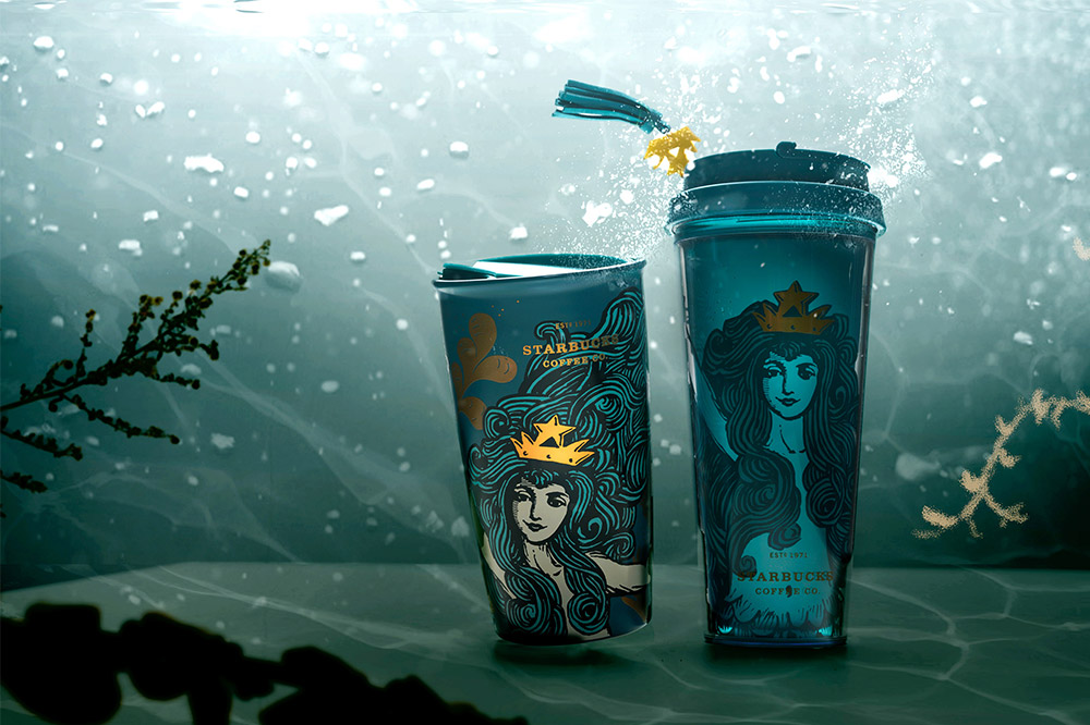 HTF Starbucks SS Phinney Anniversary Mermaid Tumbler credit guarantee.