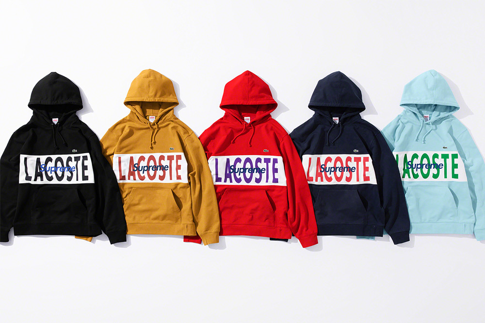 Supreme x lacoste outlet drop