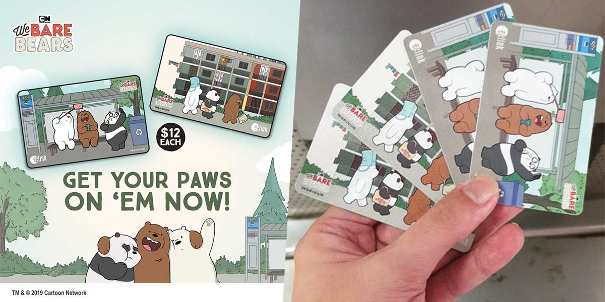 We Bare Bears EZ-Link Cards Are Now Available To Make Your Commute Feel Warm And Fuzzy