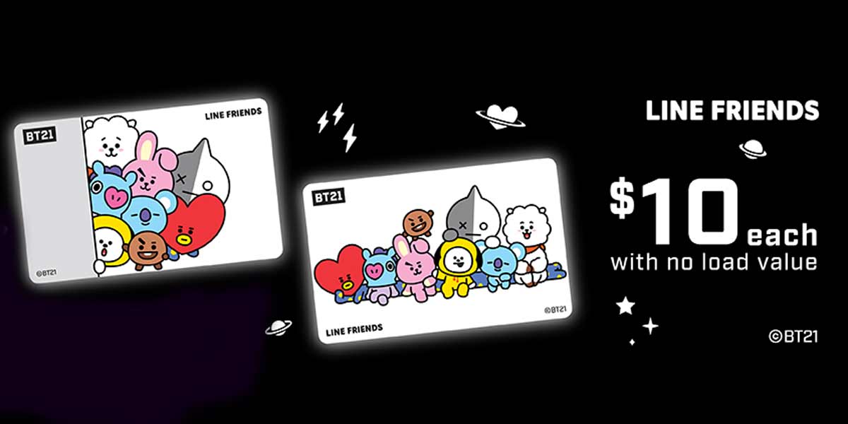 BT21 EZ-Link Cards  Will Be Available From 24 October 2019 12am On Lazada’s LazMall