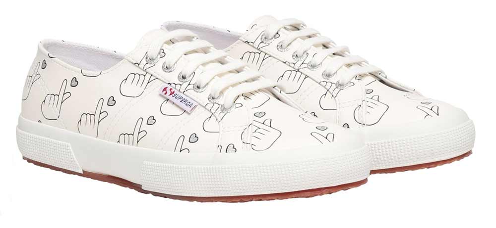 superga heart shoes