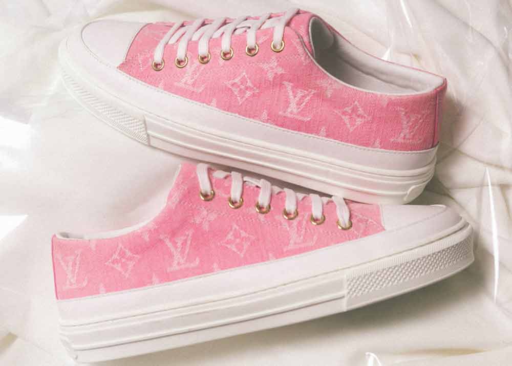 New Louis Vuitton Pink Monogram Sneakers And Sandals Will Match All Your  Pastel Outfits 