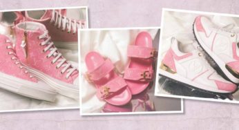 New Louis Vuitton Pink Monogram Sneakers And Sandals Will Match All Your Pastel Outfits