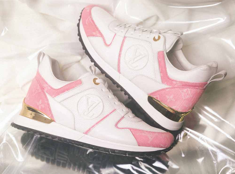 New Louis Vuitton Pink Monogram Sneakers And Sandals Will Match