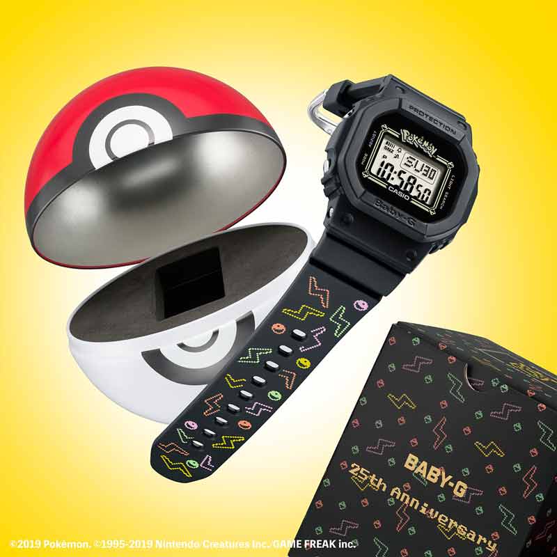 Pikachu x BABY-G 25th Anniversary Watch Comes In A Pokéball 