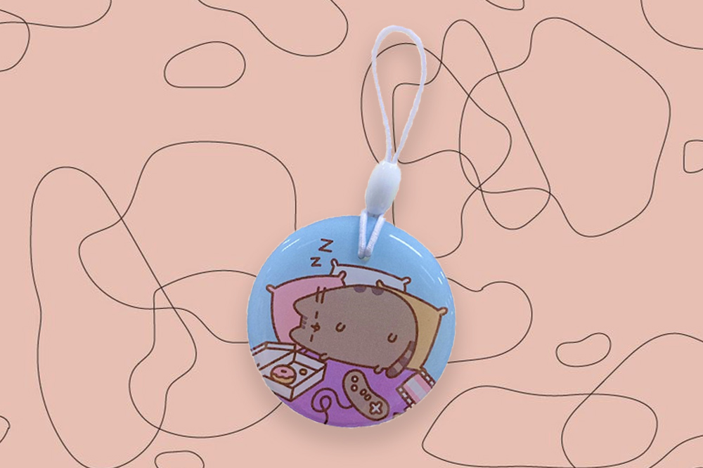 pusheen ez charms food coma