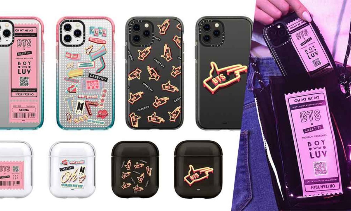 BTS x Casetify Phone & AirPods Cases, Phone Slings And Apple Watch 