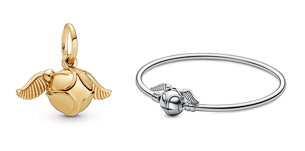 harry potter pandora golden snitch