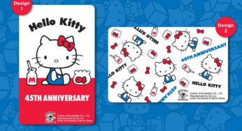 EZ-Link Just Released 2 New Hello Kitty 45th Anniversary Cards