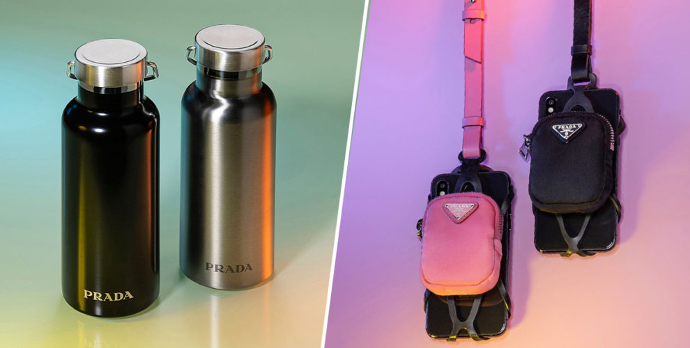 Prada Has Water Bottles & A Phone-Meets-AirPods Holder To Slay