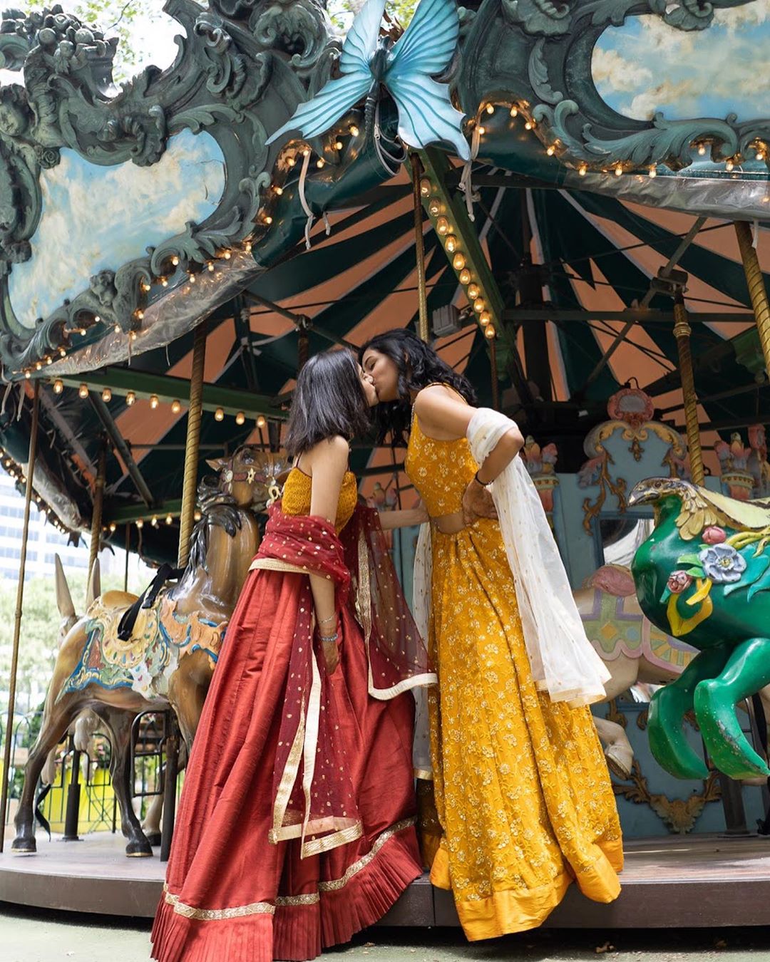 hindu muslim lesbian couple carousel