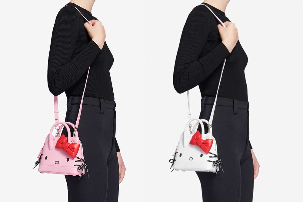 Balenciaga 2020 Hello Kitty Phone Holder Shopping Bag - Black Mini Bags,  Handbags - BAL250059