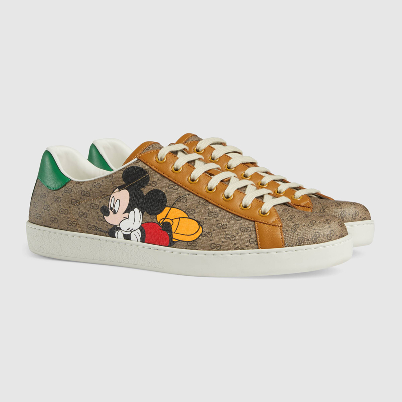 gucci shoes women mickey mouse