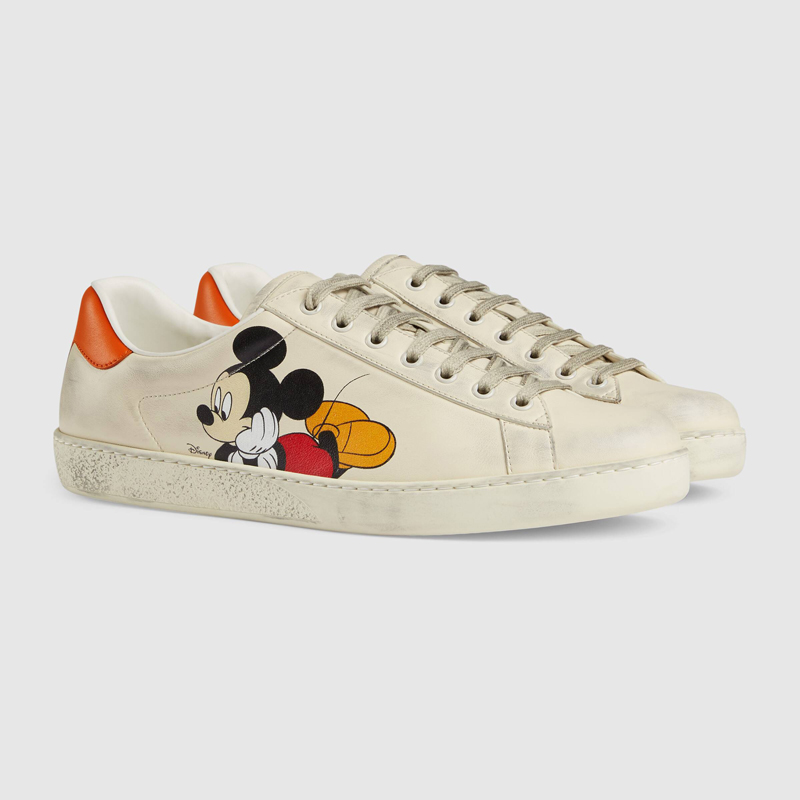 distressed gucci trainers