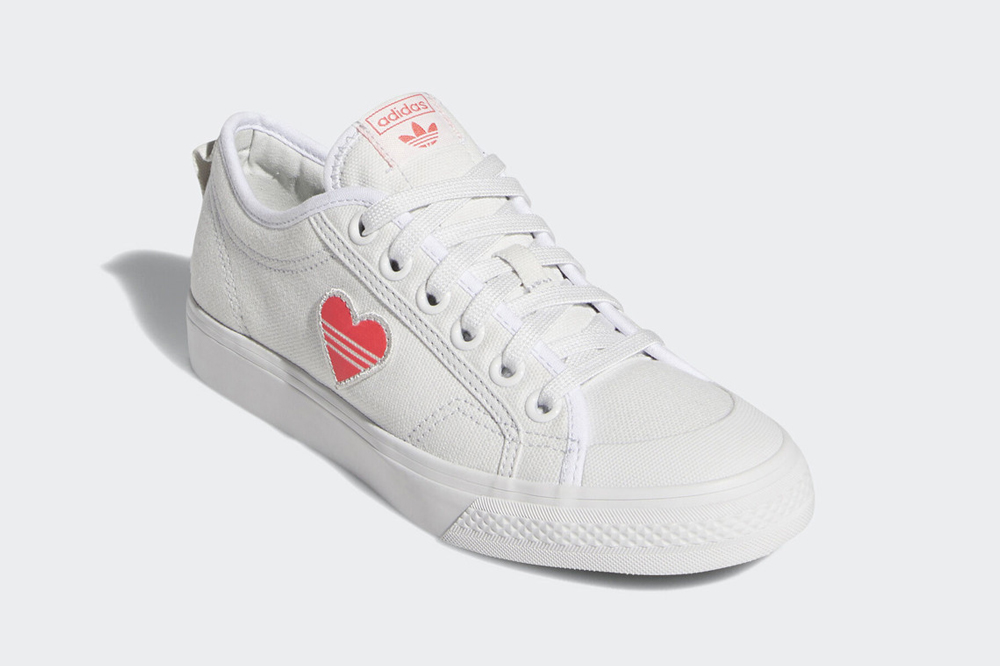 Adidas love heart on sale trainers