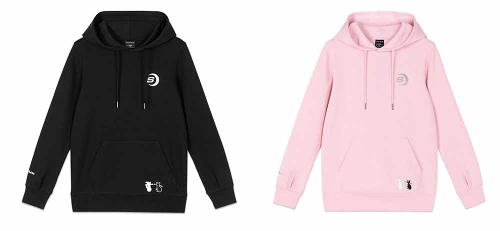 skechers hoodie kids pink