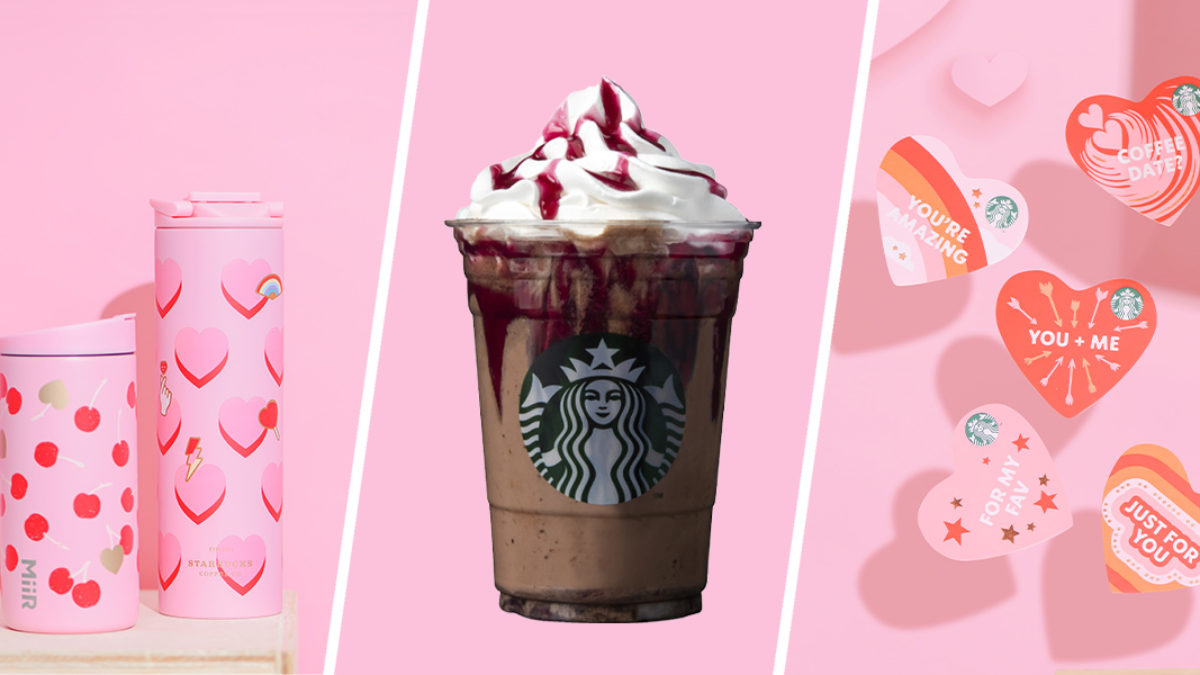 Starbucks' Valentine's Day 2022 Cups Are Adorable, Of Course