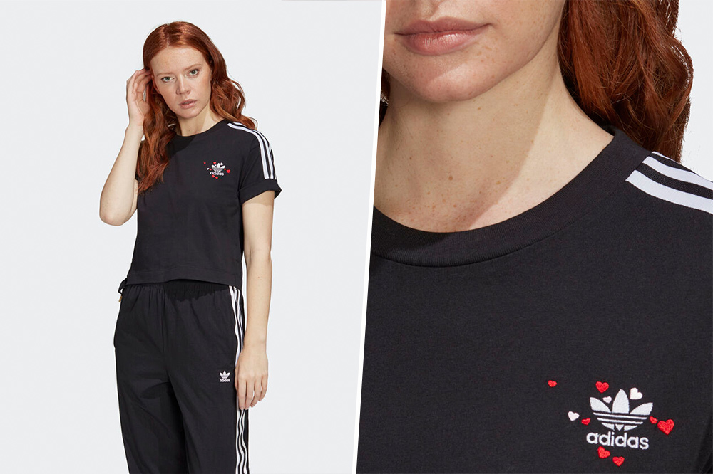 adidas valentines track pants