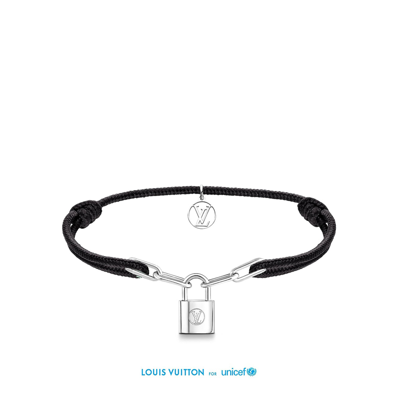 Louis Vuitton x UNICEF: Silver Lockit bracelet by Virgil Abloh - HIGHXTAR.